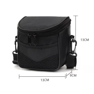Imagen informativa: Elegante Funda de Cámara DSLR: Estuche Compacto de Hombro para Teleobjetivo DV, Perfecto para Canon, Nikon y Sony, Ideal para Mujeres Aventureras. | Tiendafiable