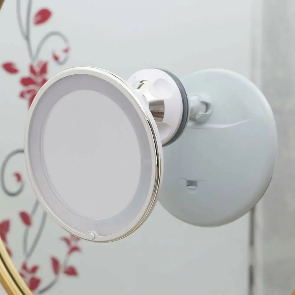 Fascinante Espejo De Tocador Flexible Con Luz Led