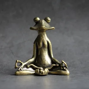 Imagen informativa: Estatua de rana de meditación: un toque Zen irresistible | Tiendafiable
