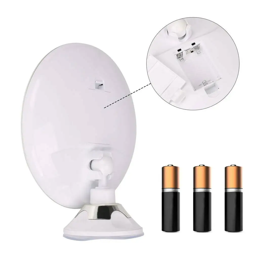 Fascinante Espejo De Tocador Flexible Con Luz Led