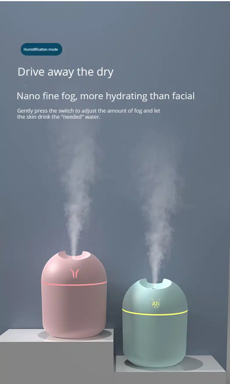 Transformador Mini Humidificador de Aire Portátil para Hogar