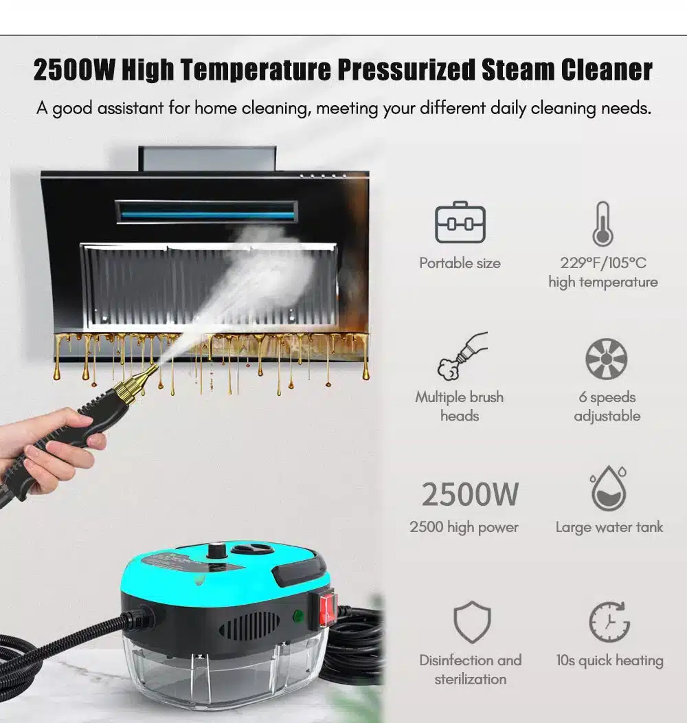 El Poder del Vapor: Limpiador Manual de Alta Presión Esencial para Tu Hogar