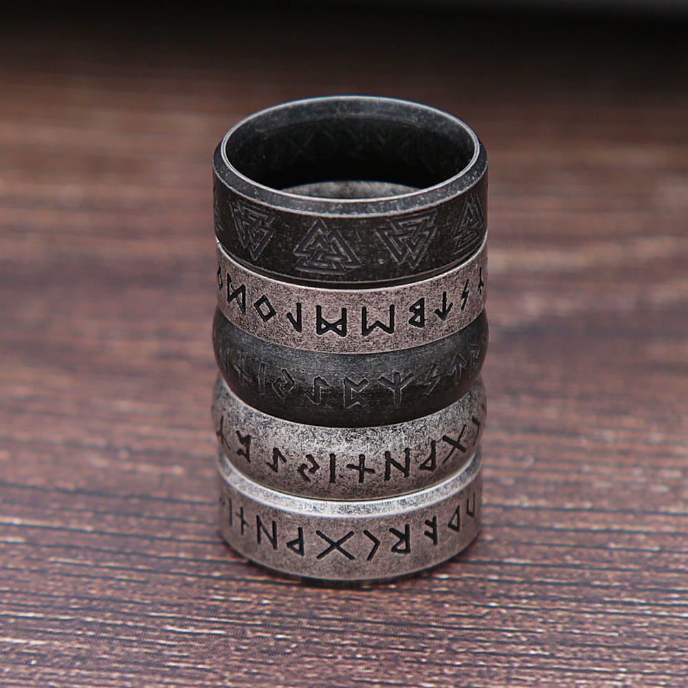 Nuevo Anillo retro vikingas para caballeros y damas