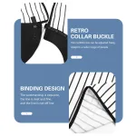 Capa De Peluquero Con Cuello De Esponja
