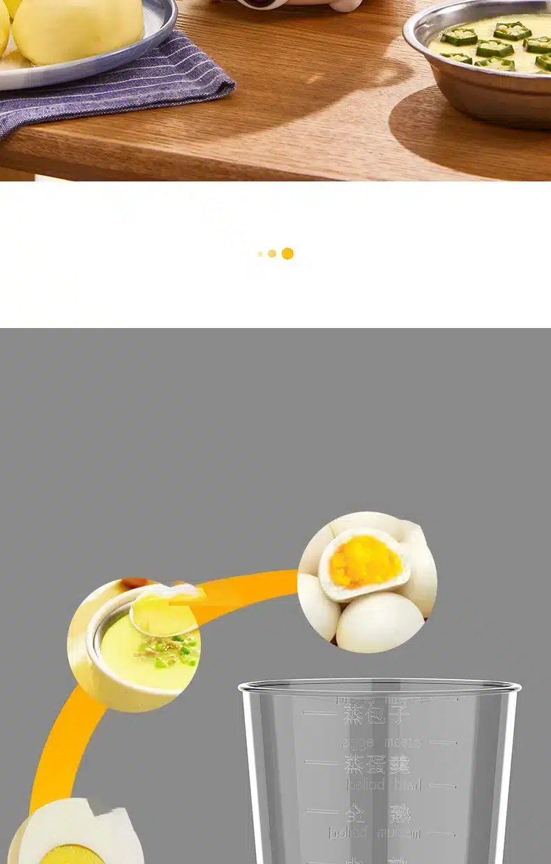 Necesario Hervidor Eléctrico Multifunción de Huevos