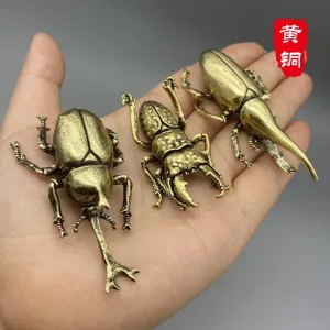 Imagen informativa: Nuevo Figurilla De Escarabajos de Bronce Antiguos | Tiendafiable