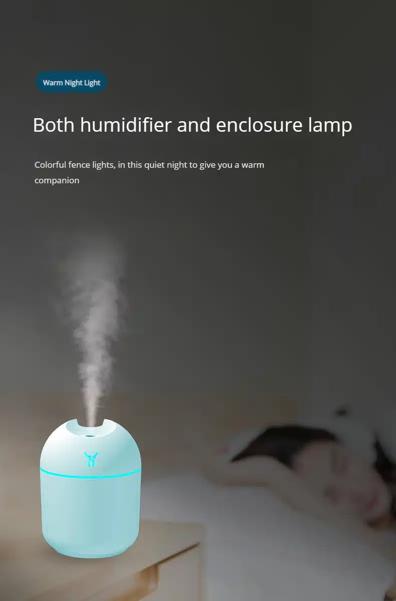 Transformador Mini Humidificador de Aire Portátil para Hogar
