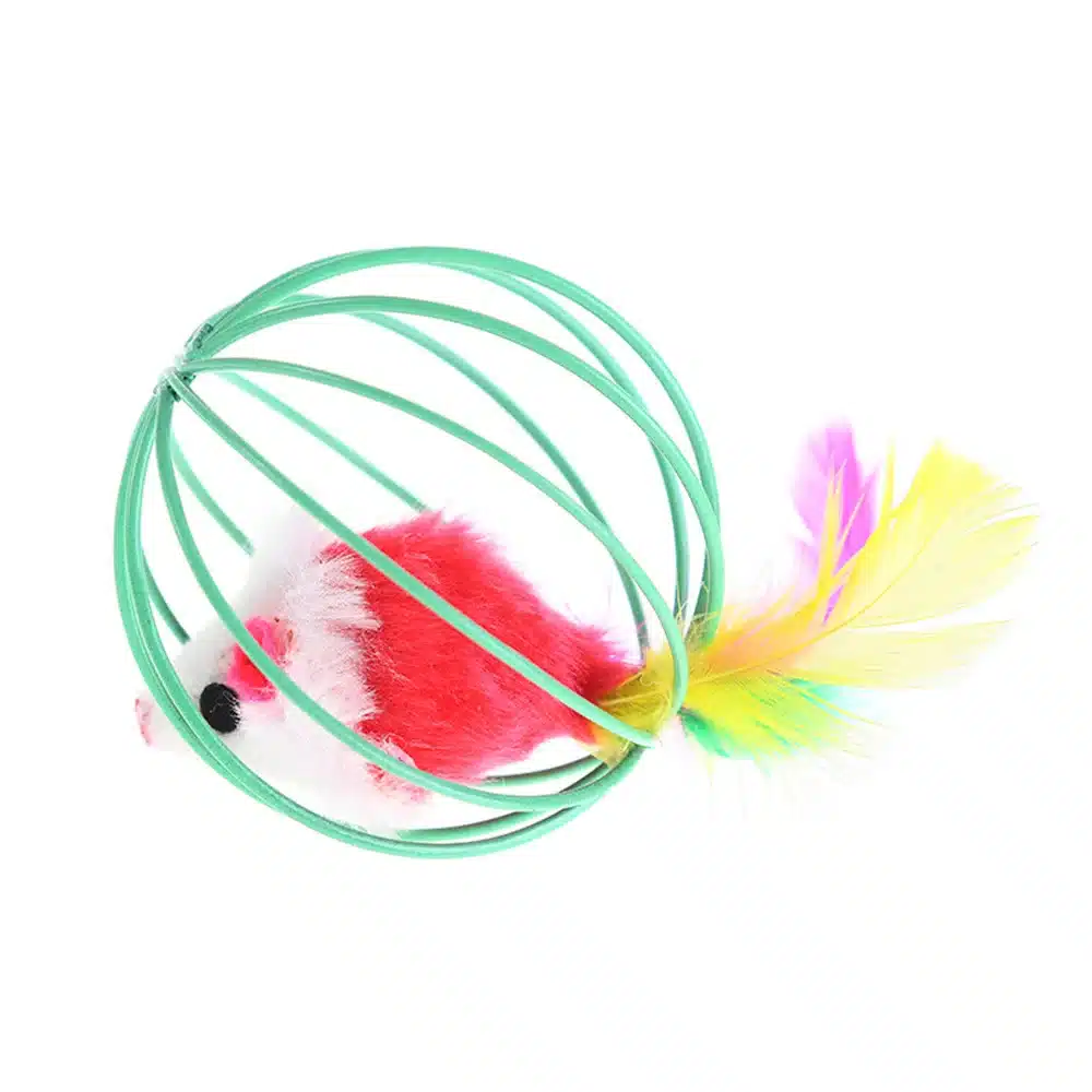 Ingenioso Campana para Gatos Varita Interactiva de Plumas