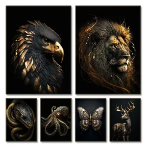 Imagen Informativa: El Óleo De Águila Y León Dorado Una Obra Fascinante | Tiendafiable
