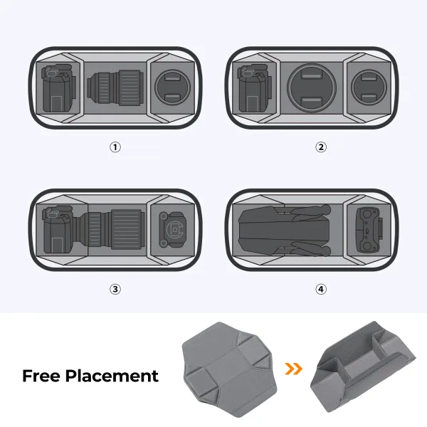 Imagen Informativa: Bolso De Cámara K &Amp; F Concept: Tu Compañero Multifuncional Impermeable Para Fotografía Y Aventuras Con Trípode ¡Todo En Uno! | Tiendafiable