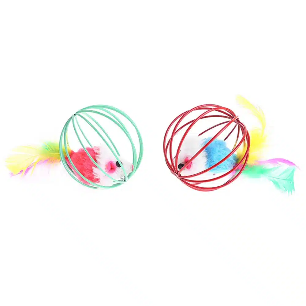 Ingenioso Campana para Gatos Varita Interactiva de Plumas