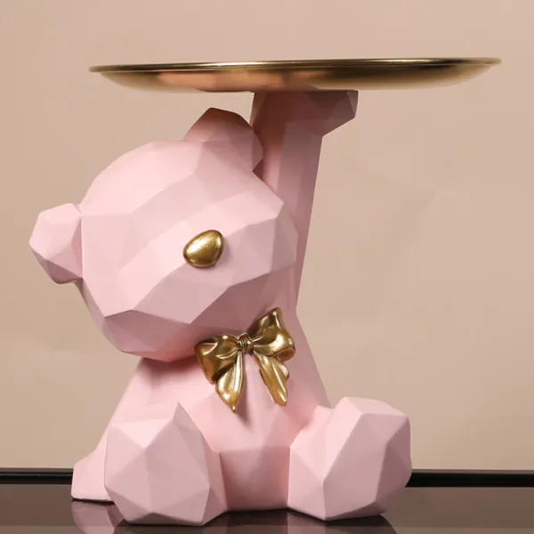 Imagen Informativa: Llavero De Oso Geométrico: Elegancia Esencial | Tiendafiable