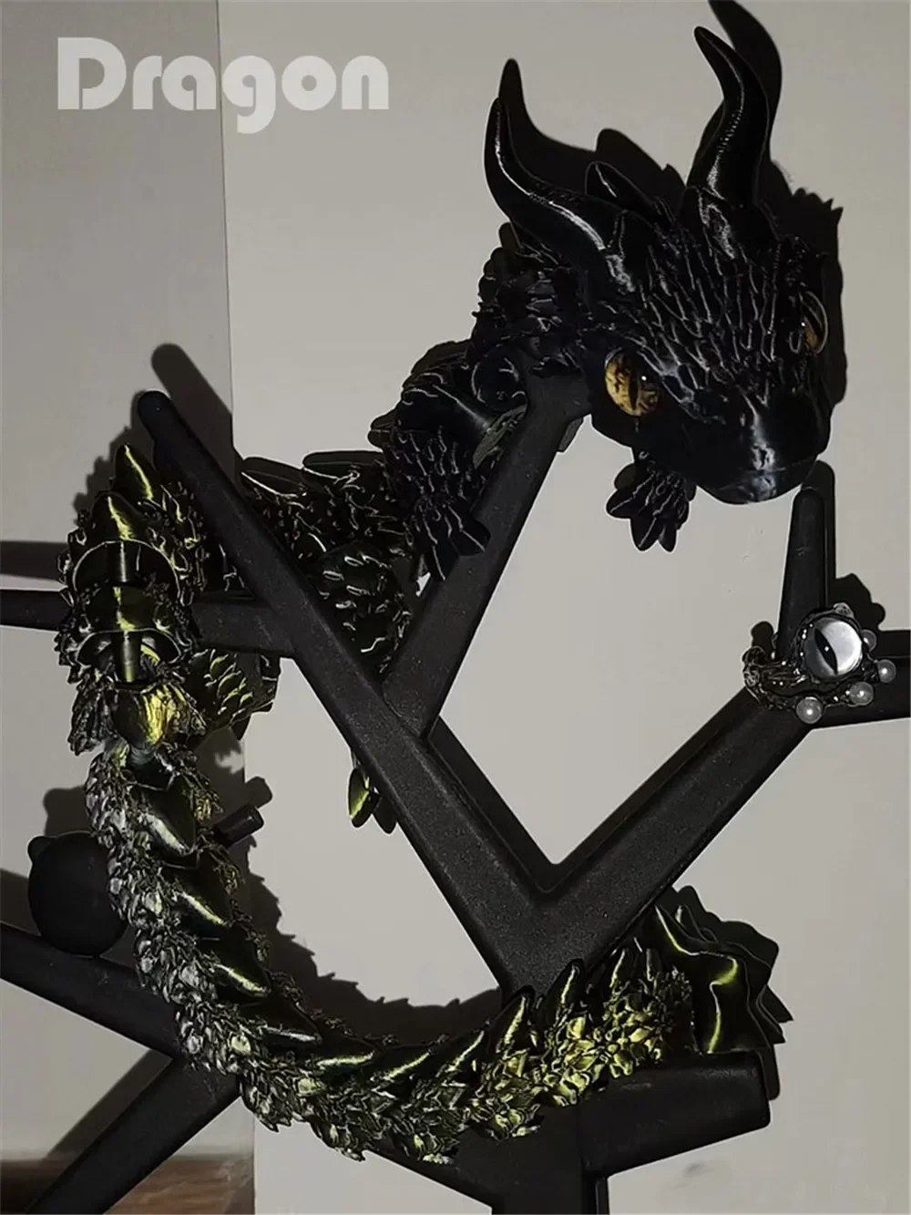 Impresión 3D De Dragón Mágico Modelo Con Multiarticulación