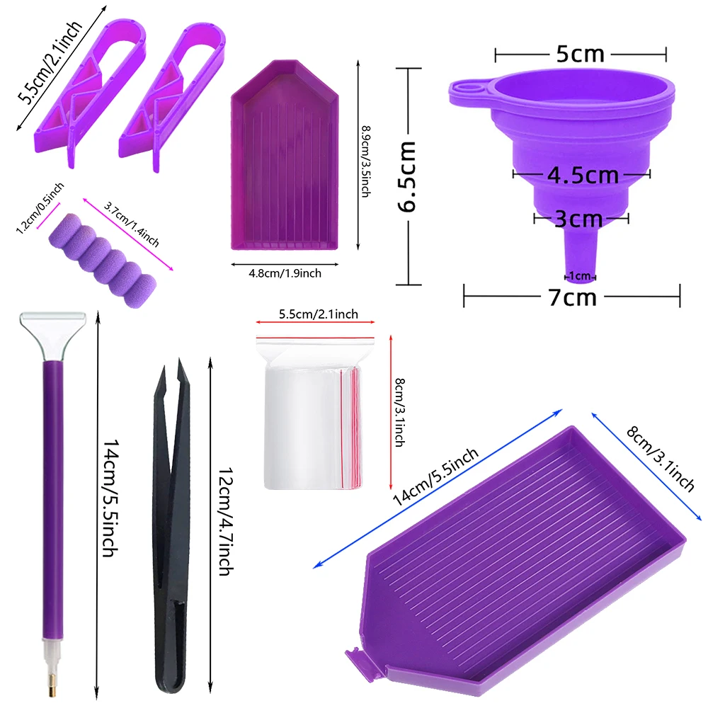 Accesorios De Pintura Daimond, Kits De Herramientas De Diamante