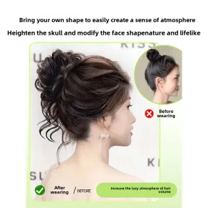 Imagen informativa: Melena de moño despreocupado: la peluca perfecta para mujeres con estilo. | Tiendafiable