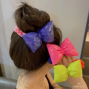 Imagen informativa: Cinta elástica para el pelo con lazo de esponja fluorescente | Tiendafiable