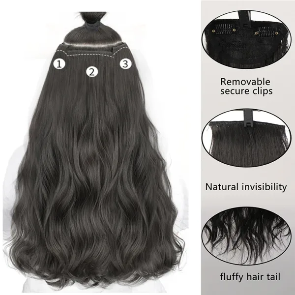 Imagen Informativa: Cabello Sintético Ondulado: La Revolución En Extensiones Para Un Look Deslumbrante | Tiendafiable