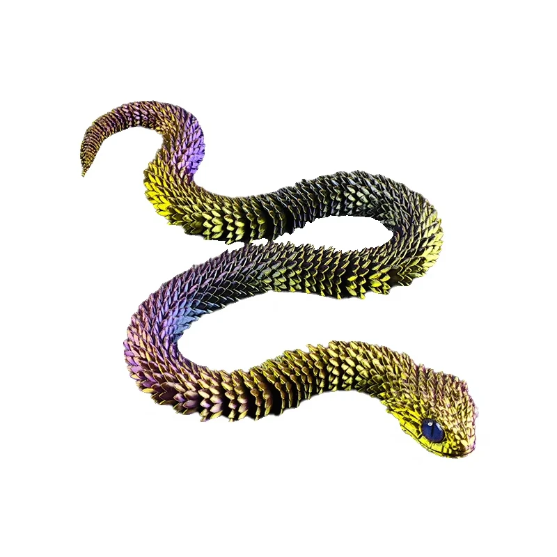 Figura de acción con estampado 3D de serpiente para regalo de decoración del hogar