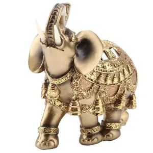 Imagen informativa: Estatua de elefante dorado: símbolo de suerte formidable | Tiendafiable