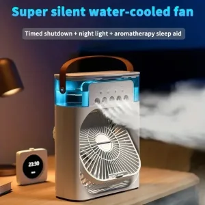 Imagen informativa: Ventilador Humectante Portátil Un Accesorio Esencial | Tiendafiable
