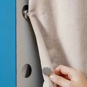 Imagen informativa: Gancho Magnético de Metal Moderno para Cortinas Elegantes | Tiendafiable