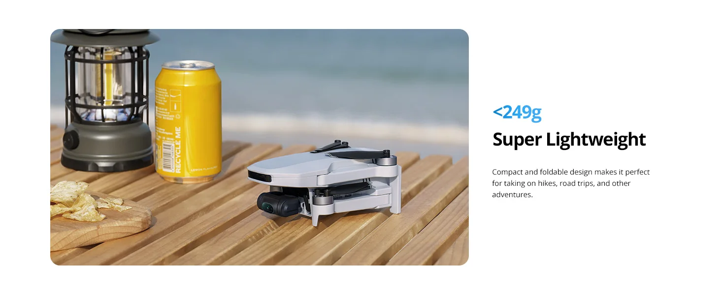 Dron Compacto: Ligero, Potente y Listo para Volar en Cualquier Clima