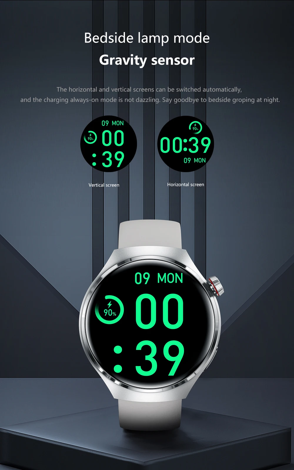 Cautivador Reloj Inteligente Resistente al Agua para Hombre