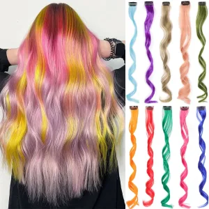 Imagen Informativa: Transforma Tu Look: Extensiones De Cabello Rizado En Tonos Vibrantes. | Tiendafiable