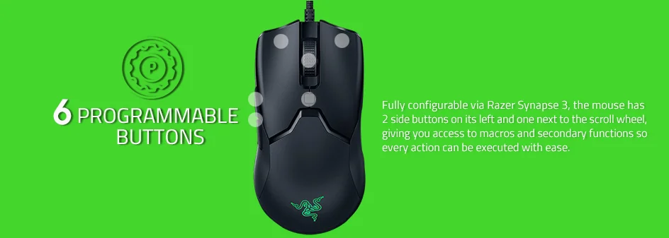 Perfecto Ratón Profesional Gamer Razer y Mejora el Juego