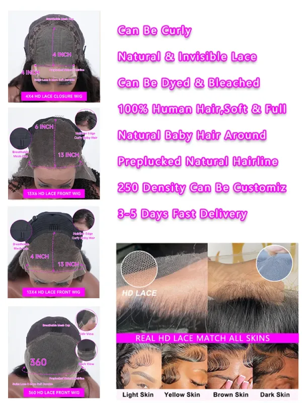 Imagen Informativa: «Descubre La Magia De Las Pelucas De Encaje: Estilo Y Comodidad Con Cabello Humano» | Tiendafiable
