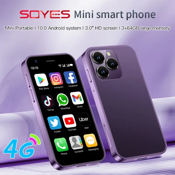 Imagen Informativa: Mini Teléfono Inteligente Android Red | Tiendafiable