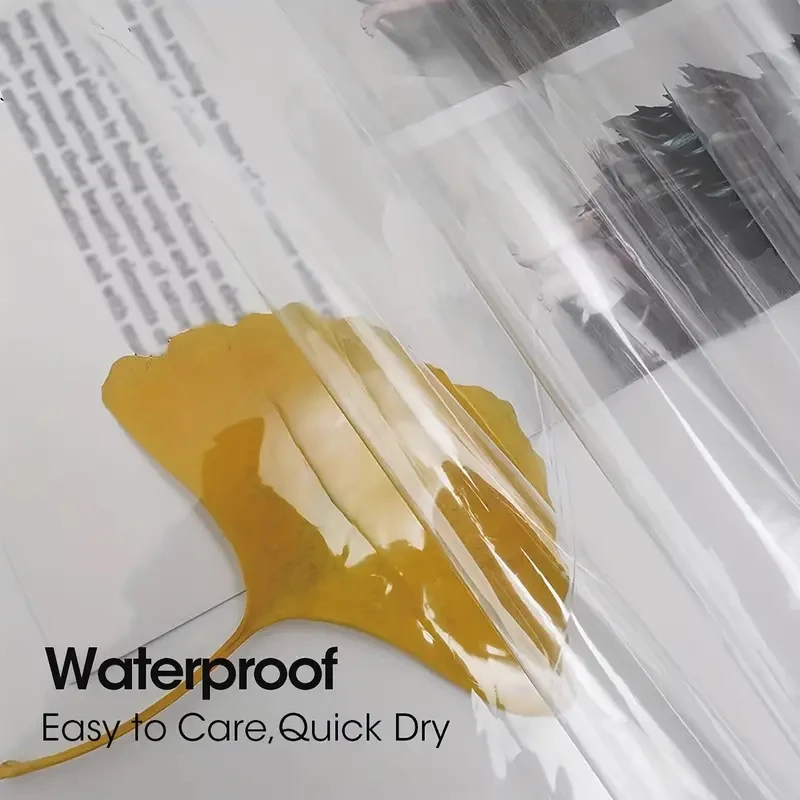 Deslumbrante diseño de cortina de ducha transparente que transforma tu baño