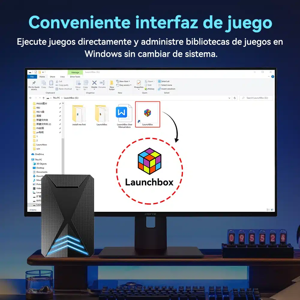 Lanza tu Diversión: La Innovadora Consola Portátil Launchbox para PC