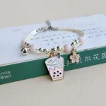 Conjunto De Pulsera Con Corazón De Ojo Azul Malvado