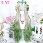 Peluquería De Ensueño: Pelucas Sintéticas Largas Con Flequillo Para Un Look Ondulado Y Feminidad Deslumbrante