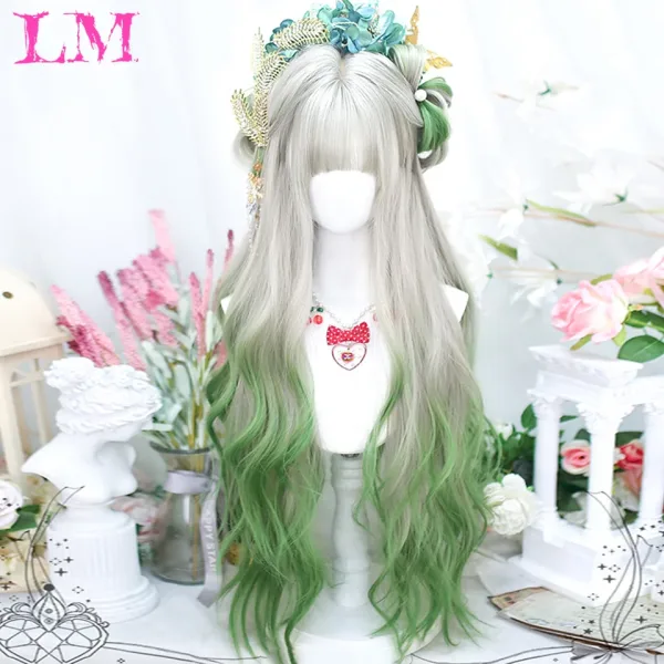 Imagen Informativa: Peluquería De Ensueño: Pelucas Sintéticas Largas Con Flequillo Para Un Look Ondulado Y Feminidad Deslumbrante | Tiendafiable