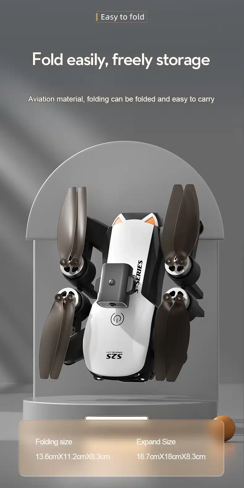 Reconocido Mini Dron Profesional con Cámara HD