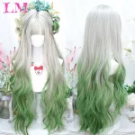 Peluquería De Ensueño: Pelucas Sintéticas Largas Con Flequillo Para Un Look Ondulado Y Feminidad Deslumbrante