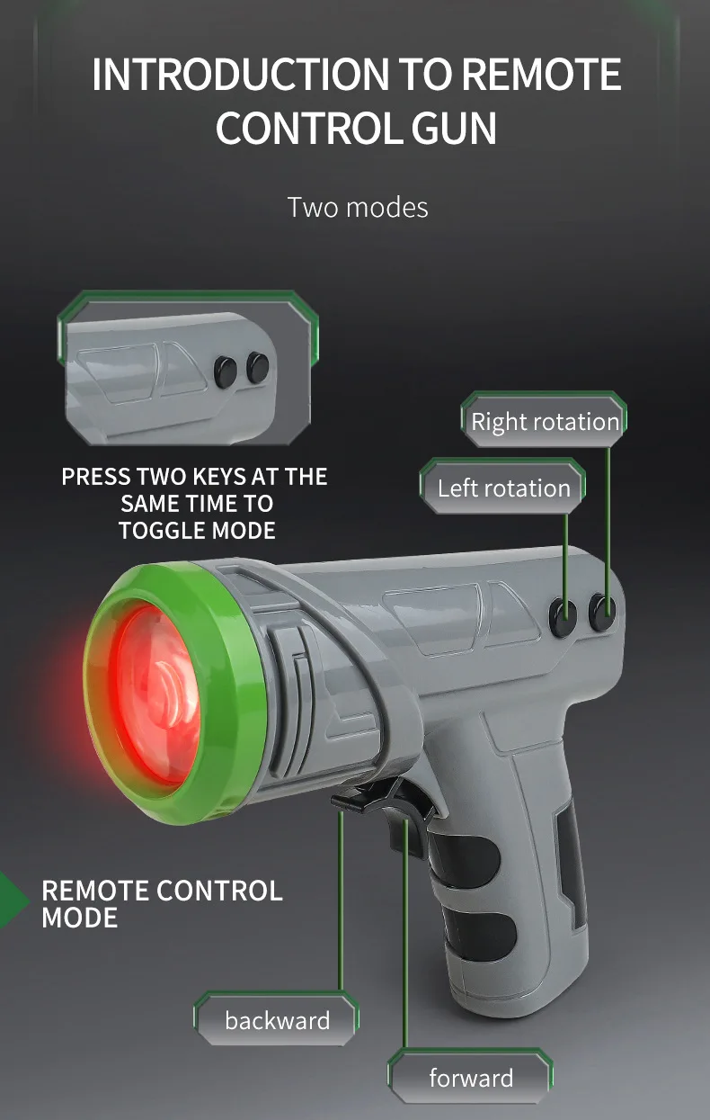 Innovador Coche a control remoto con rayos infrarrojos