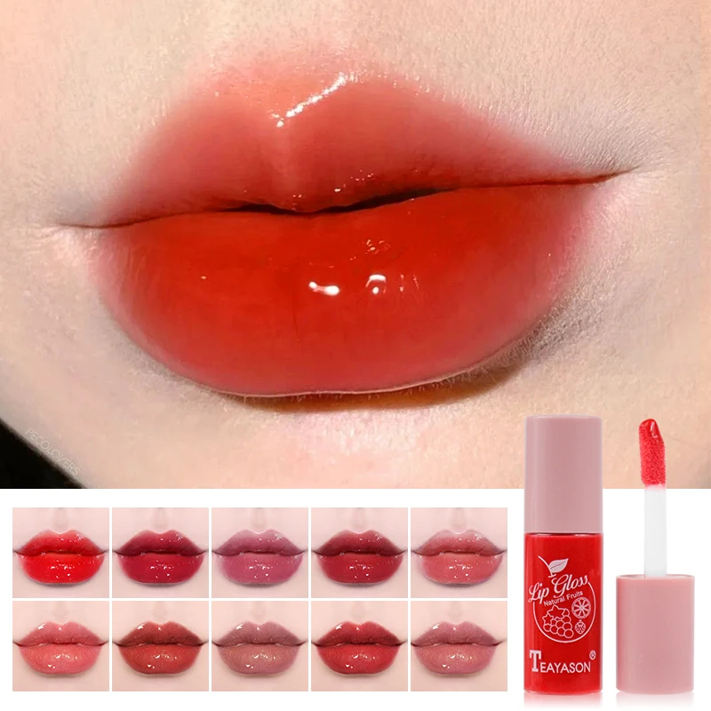 Mini Brillo de Labios Líquido Hermoso de Larga Duración