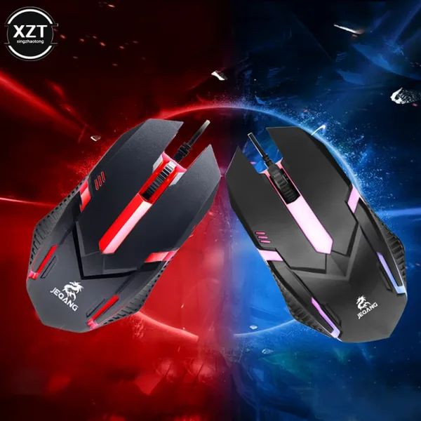 Imagen Informativa: Magnífico Ratón Óptico Con Cable Usb Y Luces Rgb | Tiendafiable