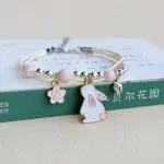 Conjunto De Pulsera Con Corazón De Ojo Azul Malvado