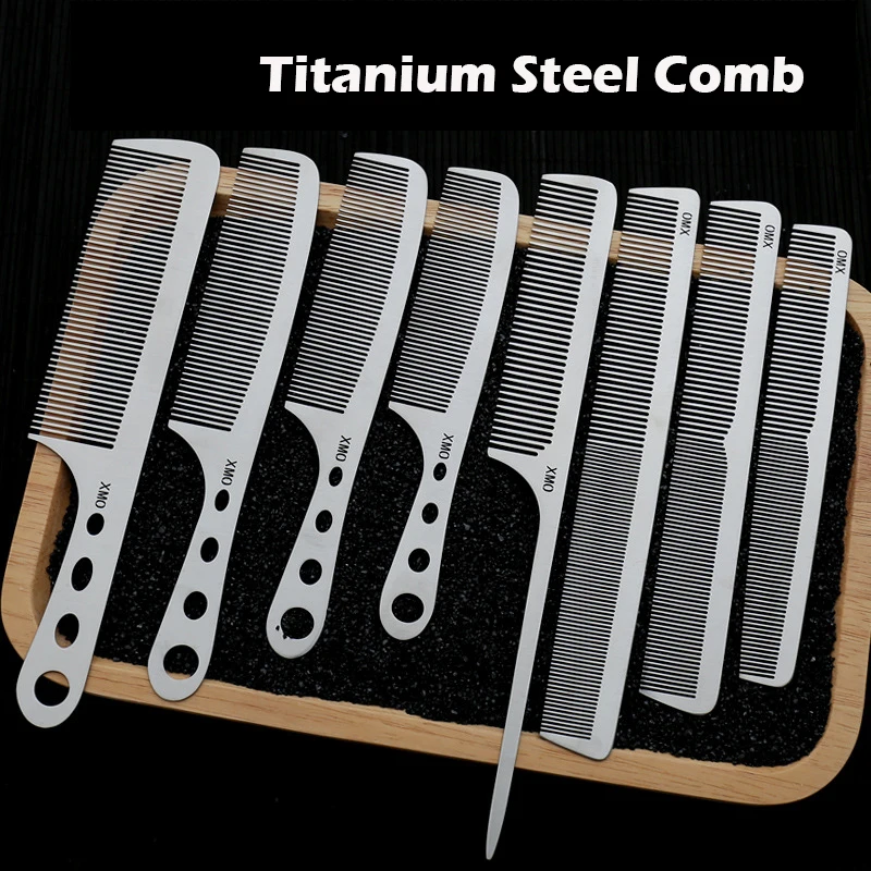 Peine De Acero De Titanio Profesional Esencial Para Cabello Peine De Acero De Titanio Profesional Esencial Para Cabello